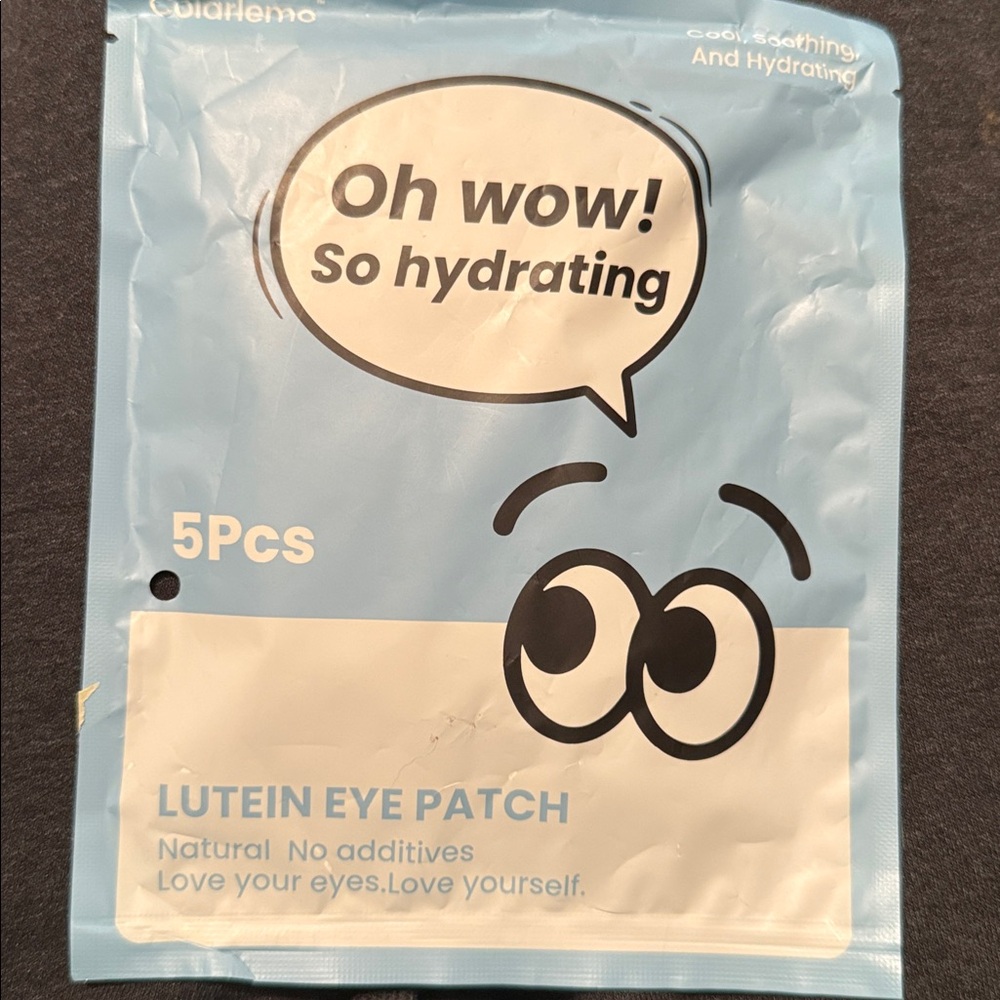 5 Colarlemo Lutein-Infused Gel Eye Patches Cooling & Refreshing Eye Masks